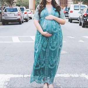 Gorgeous Sage Maternity Dress